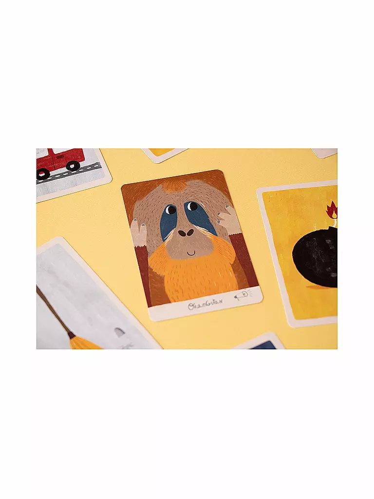 LONDJI Kartenspiel ORANGUTAN bunt