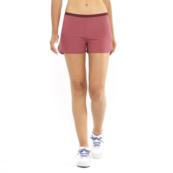 Short trail SALOMON CROSS 3'' SHORT W EARTH RED/CABERNET