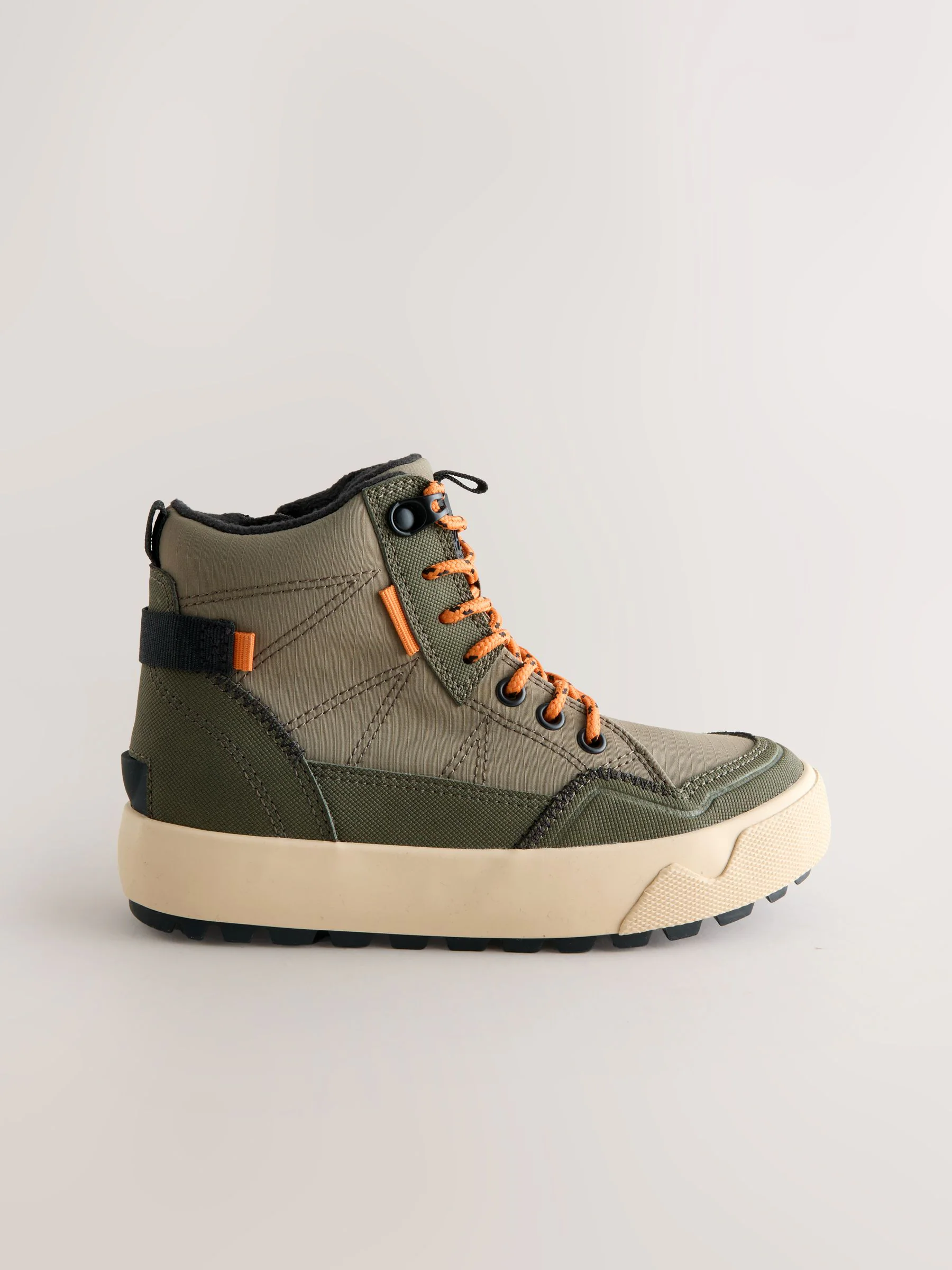 Kakigroen - Warm gevoerde hoge boots