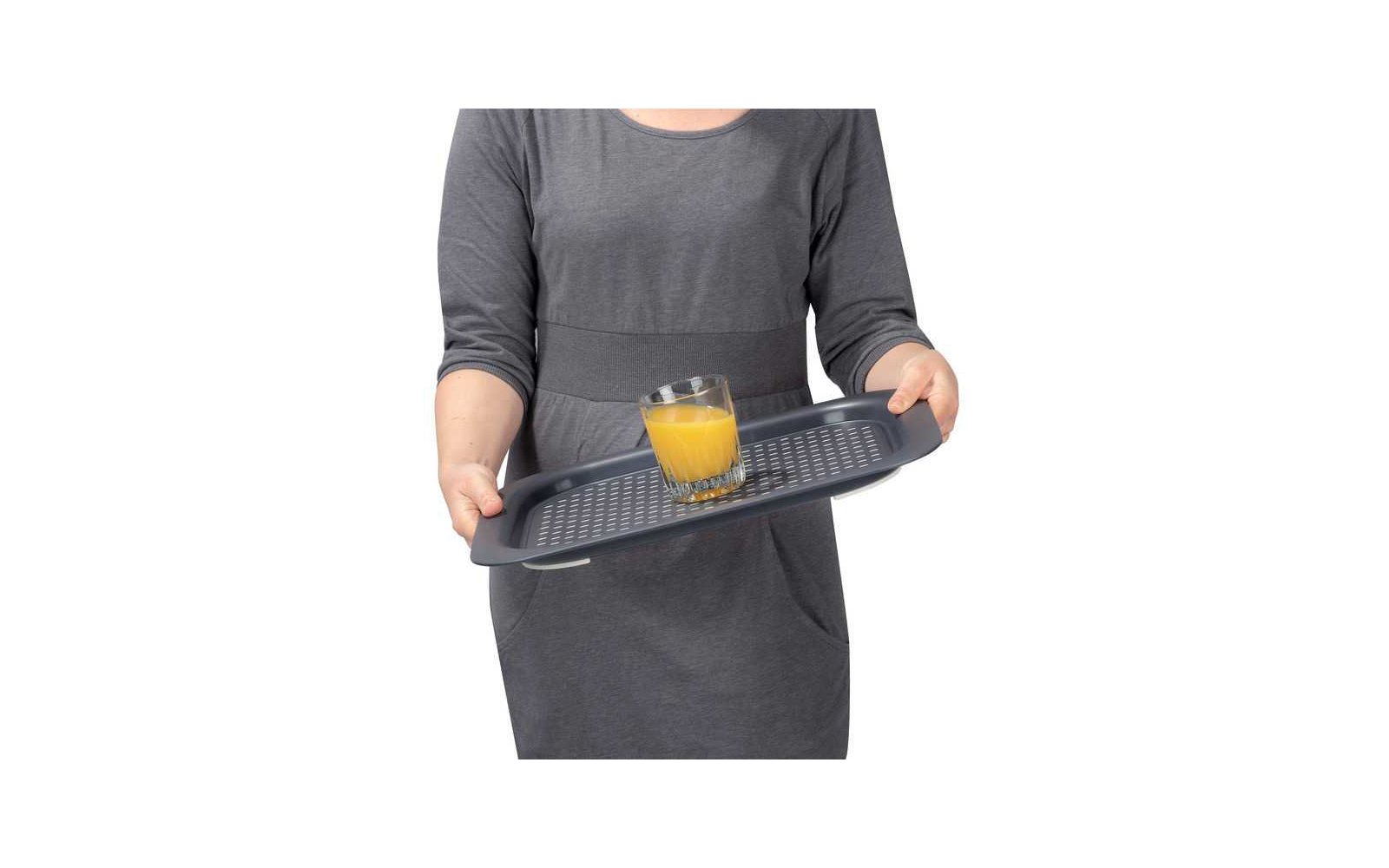 Wenko Anti-Rutsch Tablett anthrazit