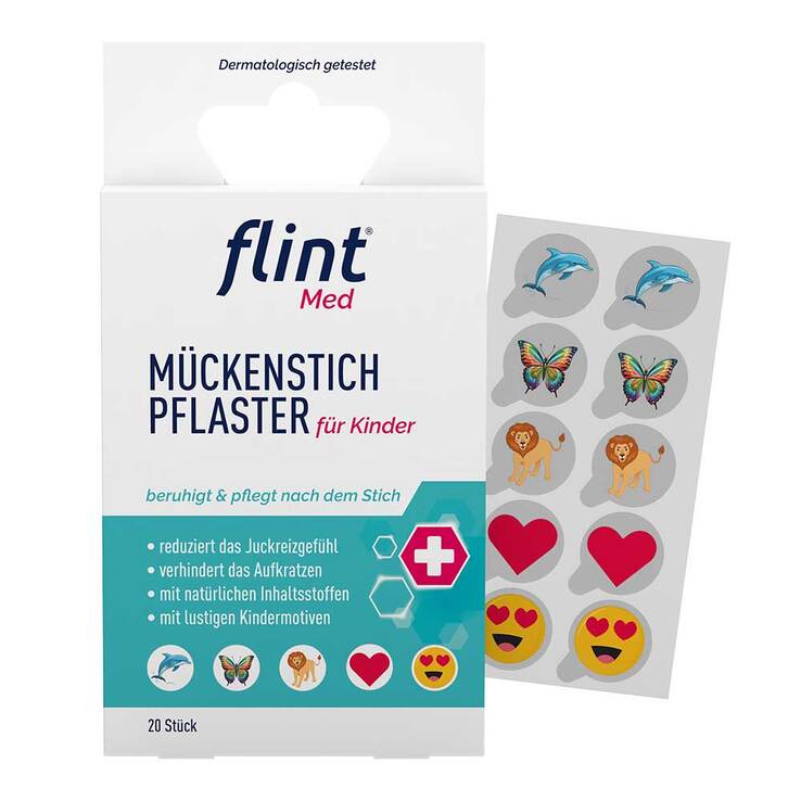 Flint Med Mückenstich Pflaster für Kinder, 20 St