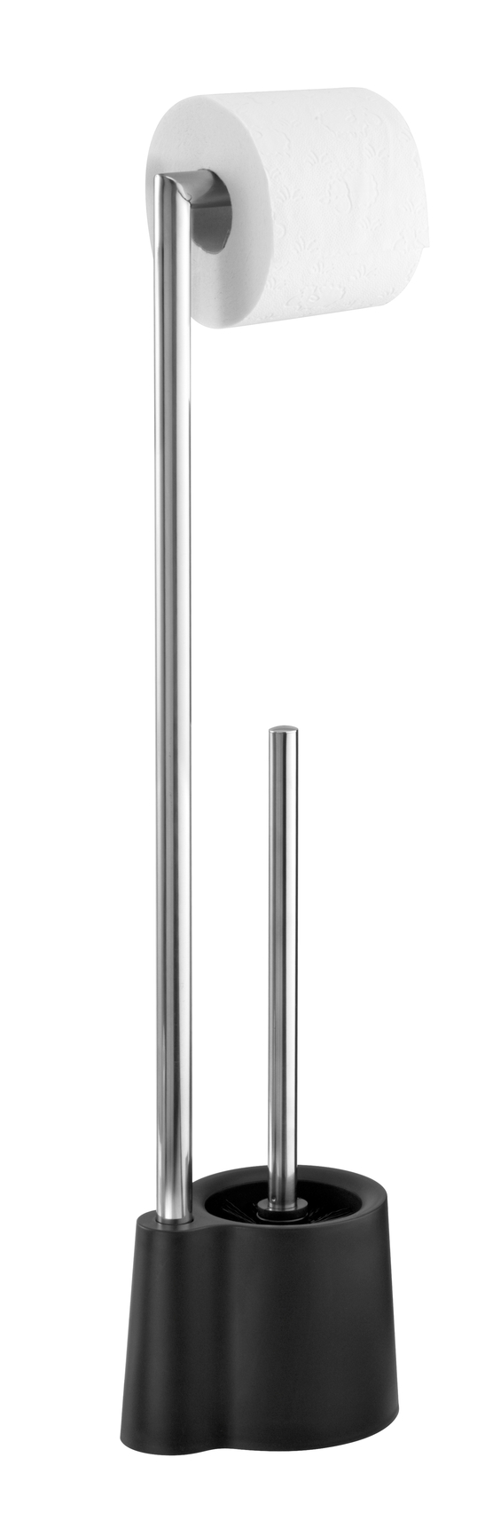 Wenko Avola wc-boy RVS glanzend/zwart