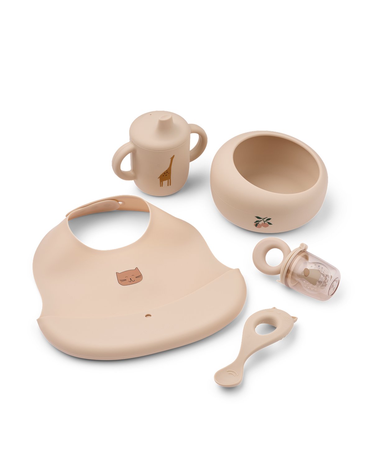 Spisesett Baby 5pk – Barneservise Gavepakke Mileah