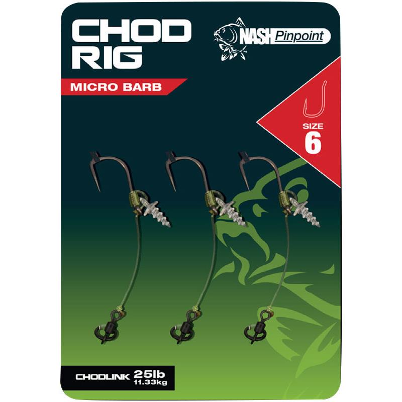 Bas De Ligne Monte Nash Chod Rig - Par 3