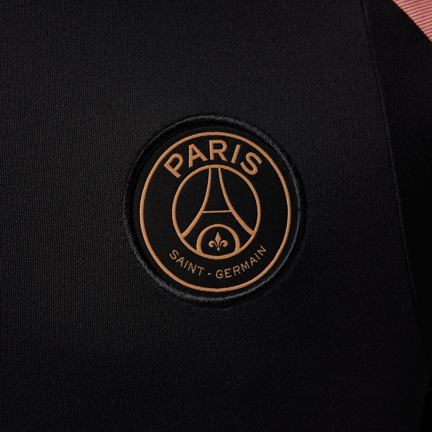 Nike Paris Saint-Germain x Jordan Strike Trainingstrui 1/4-Zip 2024-2025 Zwart Roze
