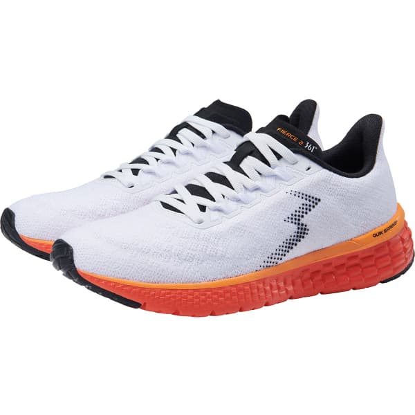 Chaussure running 361 FIERCE 2 W WHITE/MANDARIN RED