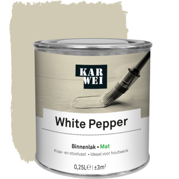 KARWEI binnenlak mat white pepper 250 ml