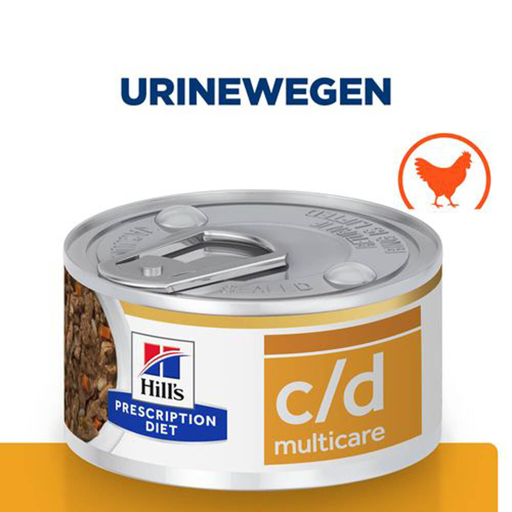 Hill's Prescription Diet Urinary Care c/d - Kattenvoer - 82 Gram - kip