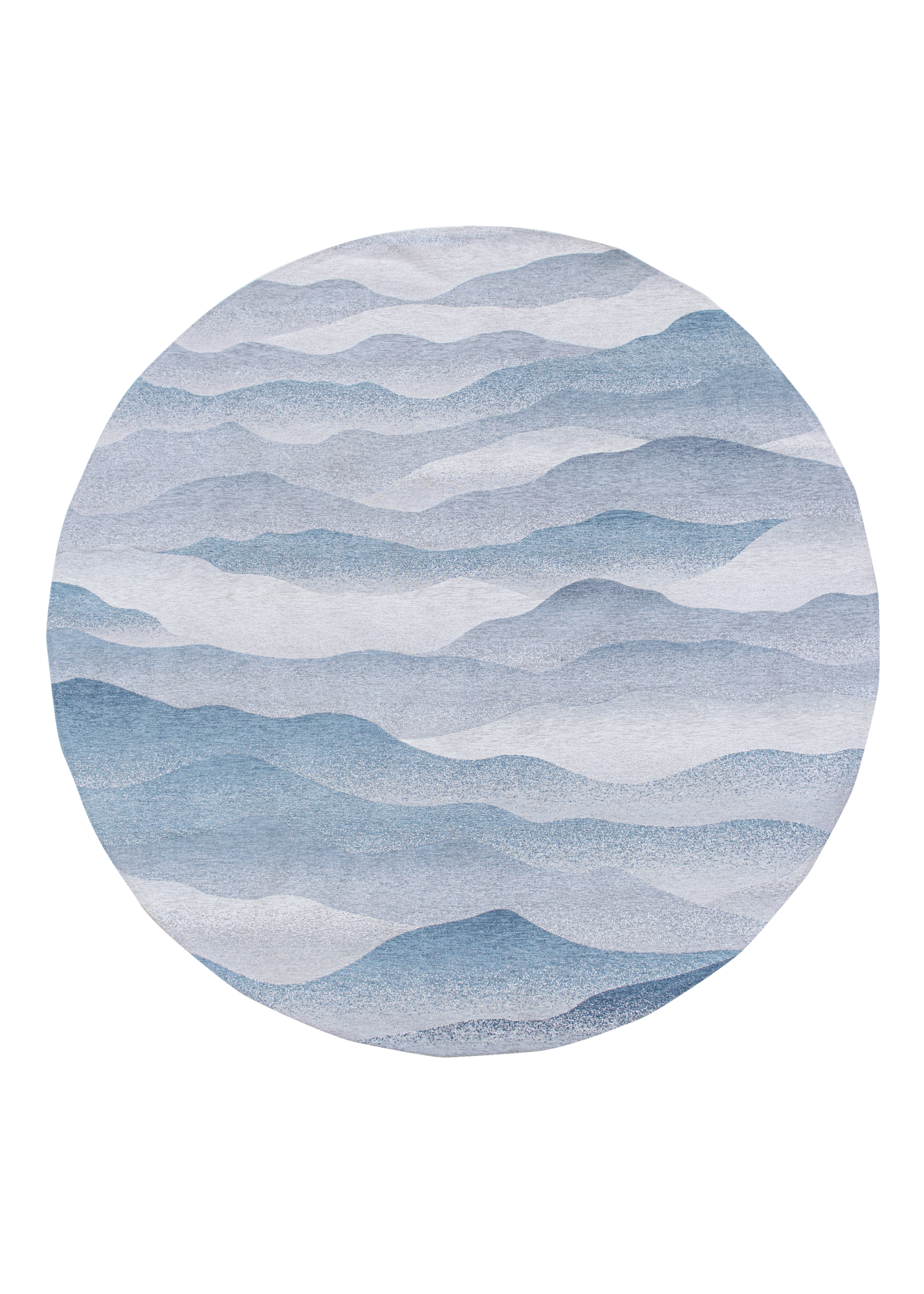 Ecorugs vloerkleed Himalaya blauw ∅ 240 cm