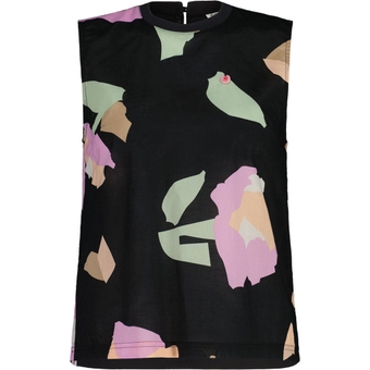 Maloja EigerM. Tank Top Deep Black Fieldflower Damen