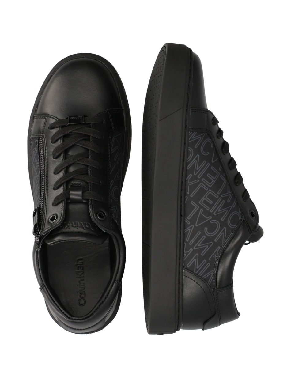 LOW TOP LACE UP W/ZIP MONO