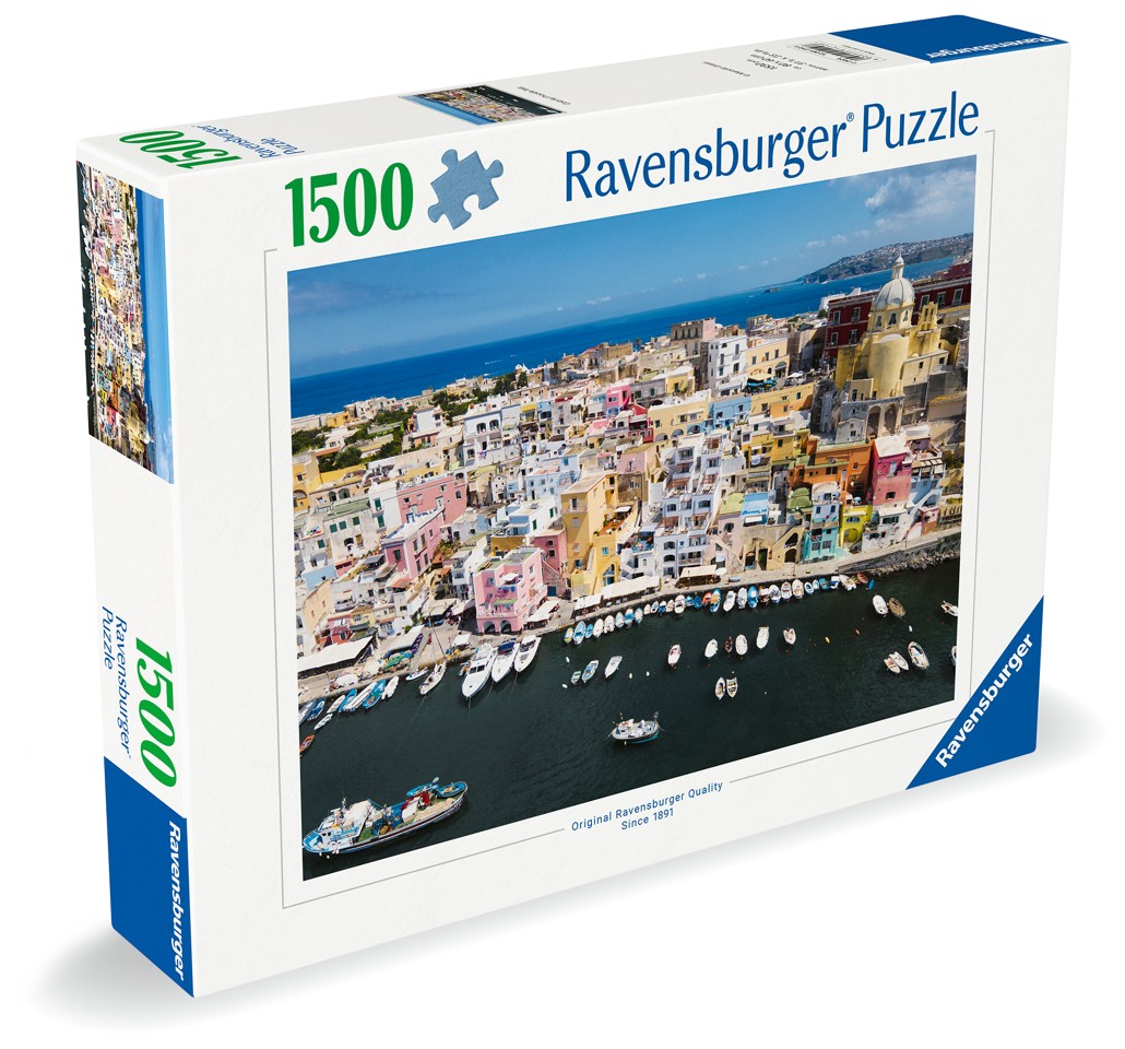 Ravensburger - Puslespil The Colors Of Procida 1500 brikker