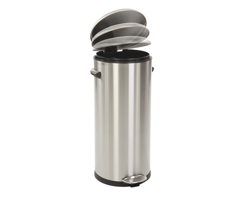 EKO pedaalemmer Belle Deluxe 30 l mat roestvrij staal