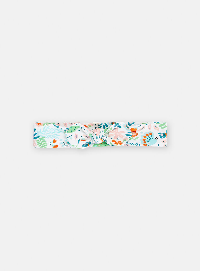 Bandeau à motif feuillage pour bébé fille