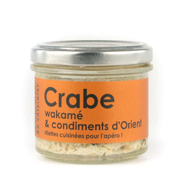Crabe, wakamé et condiments d'orient. Recette cuisinée à tartiner