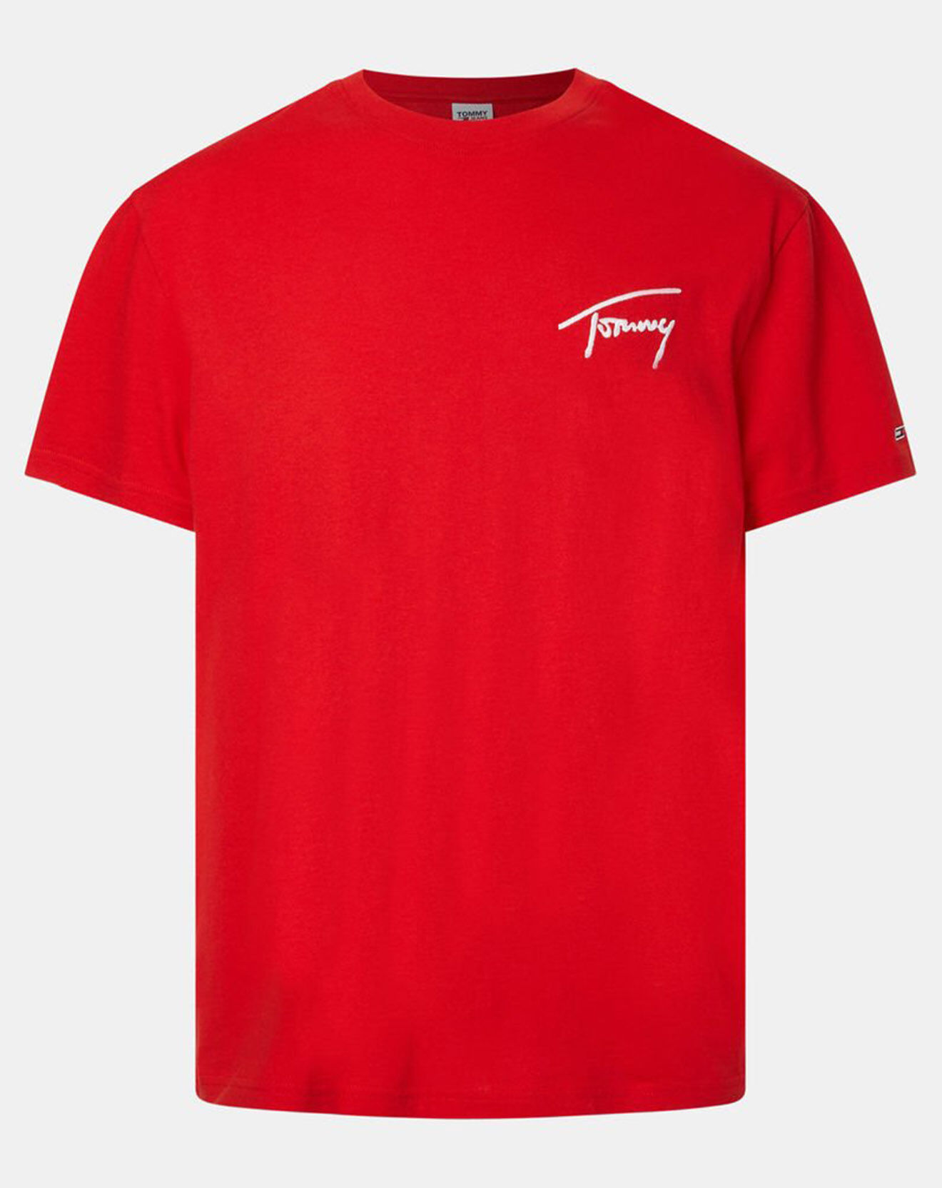 Tommy Jeans T-Shirt Tommy Signature rouge