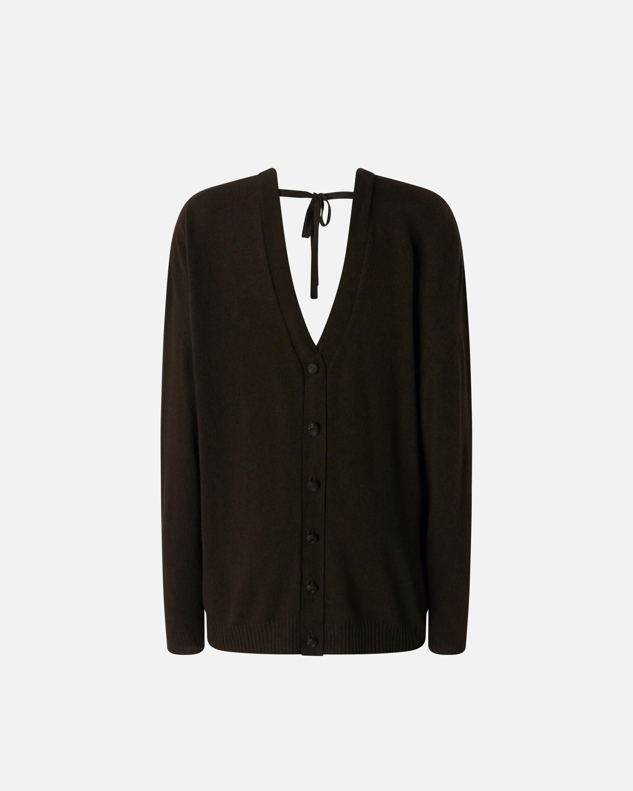 Cardigan à double boutonnage | Marron