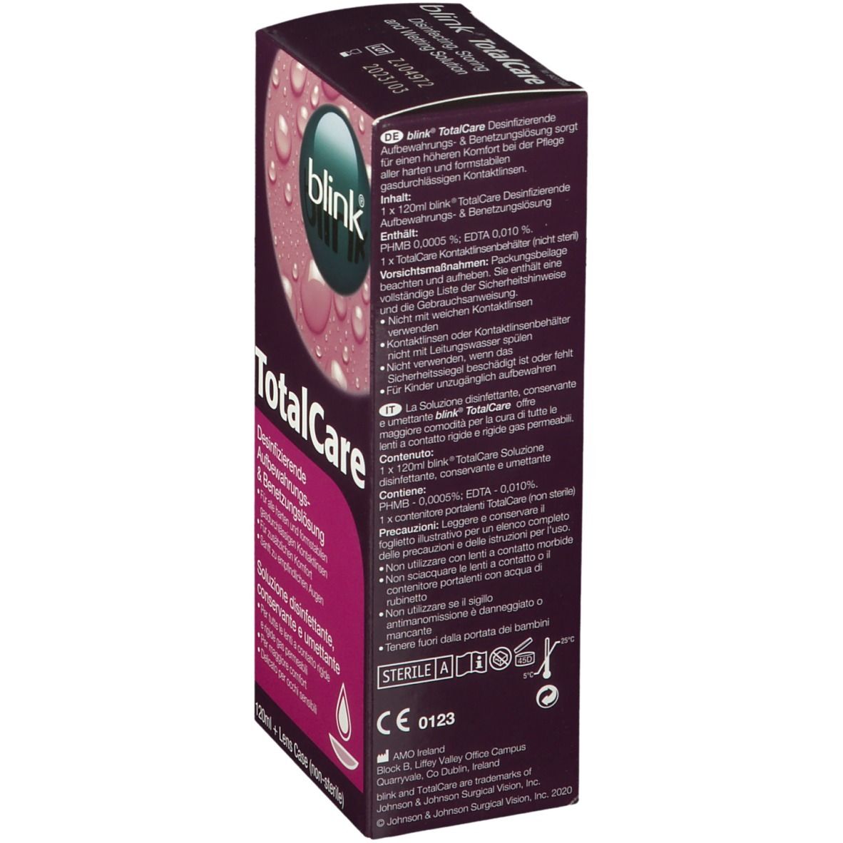 blink® TotalCare Desinfizierende Aufbewahrungs- & Benetzungslösung