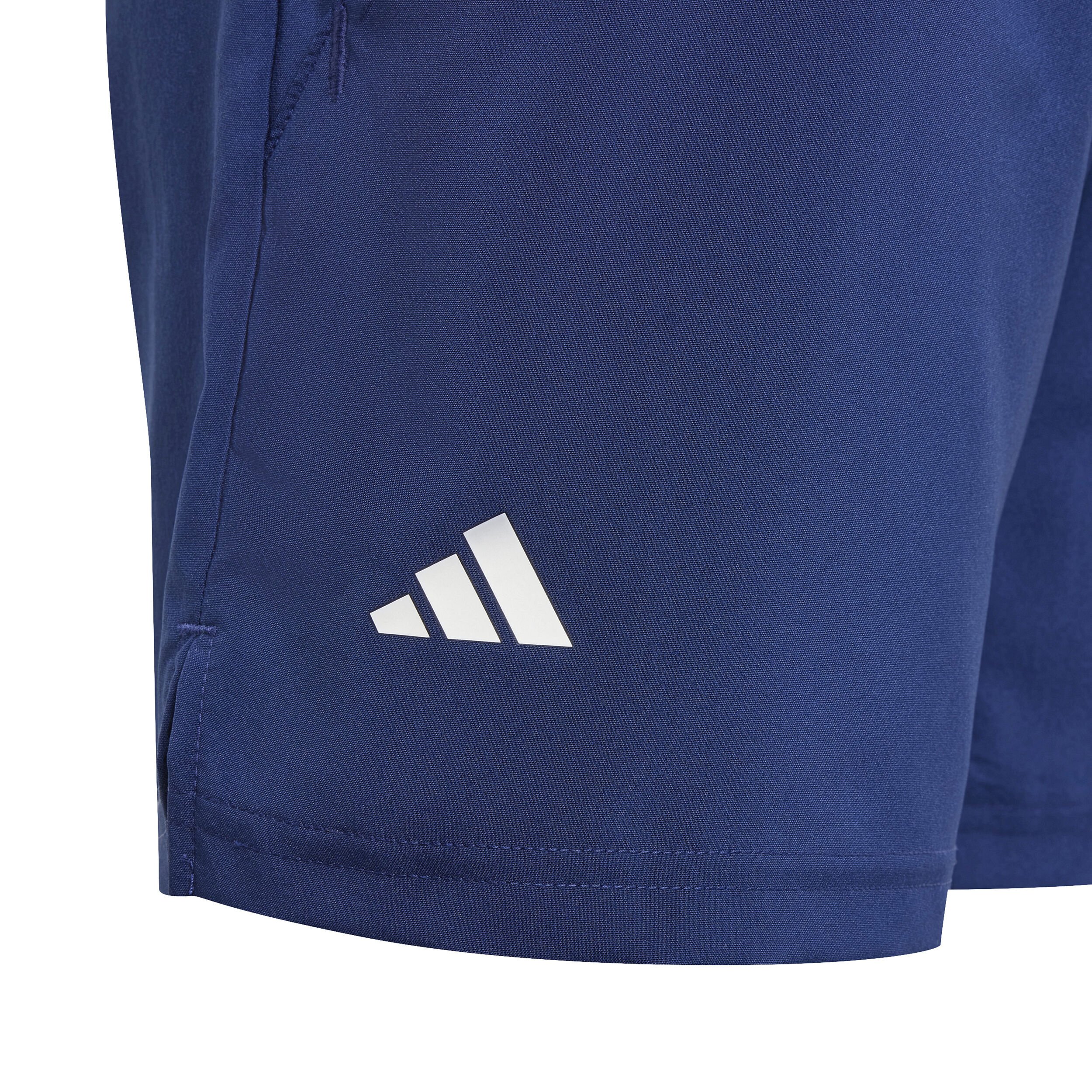 adidas Club 3 Stripes 5in Shorts Garçons - Bleu Foncé