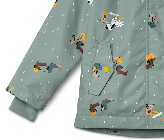 Kinder Thermo-Regenjacke