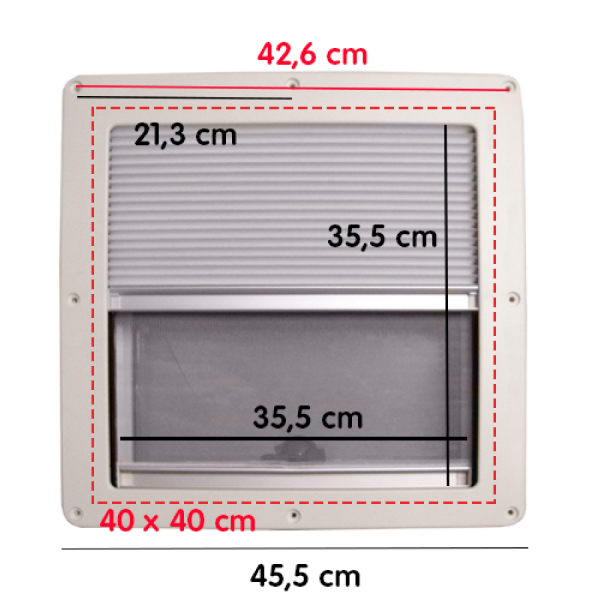 Lanterneau REMIS Vista 40x40 cm