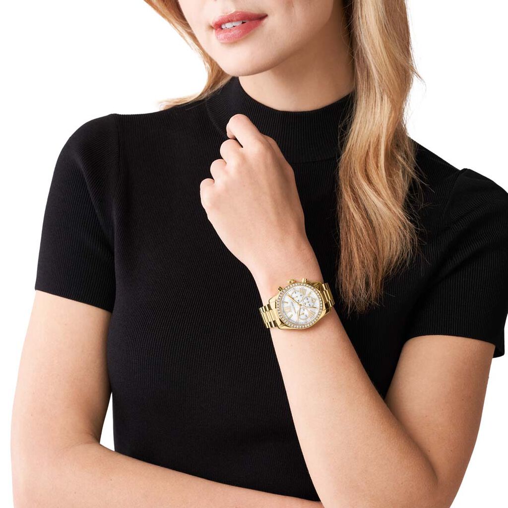 Montre Michael Kors Lexington Blanc