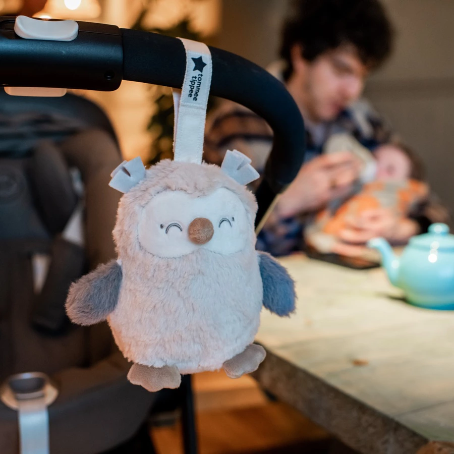 Tommee Tippee Einschlafhilfe Mini-Grofriend wiederaufladbar, Ollie die Eule