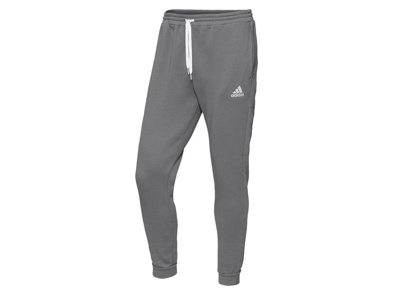 Heren jogging broek met logo en ribboorden