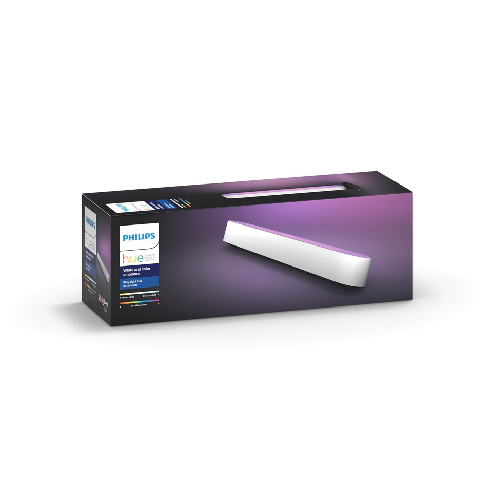 Philips Hue - Play Light Bar Ekstensionspakke Hvid - Hvid & Farve Ambiance