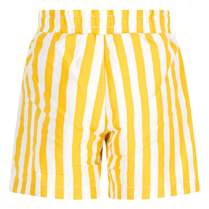 Petit Bateau Short de Bain Monty Rayé | Jaune