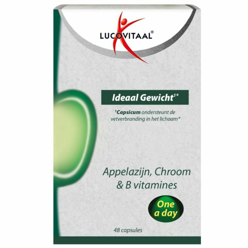 Lucovitaal Appelazijn, Chroom & B vitamines Ideaal Gewicht48 capsules