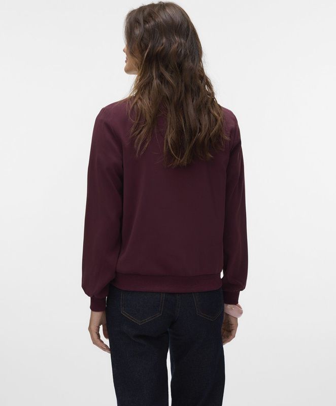 Vero Moda - Vmcoco Bomber Jack - Winetasting - Polyester - Regular Fit