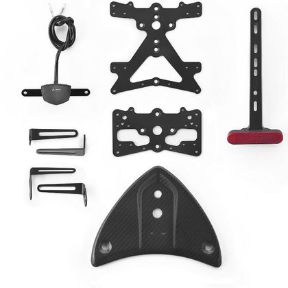 Support de plaque Rizoma FOX - Noir