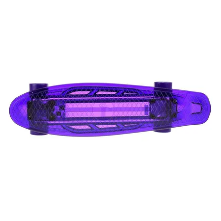 Toi-Toys Skateboard, Mini Cruiser mit Licht, ca. 55 cm, sortiert
