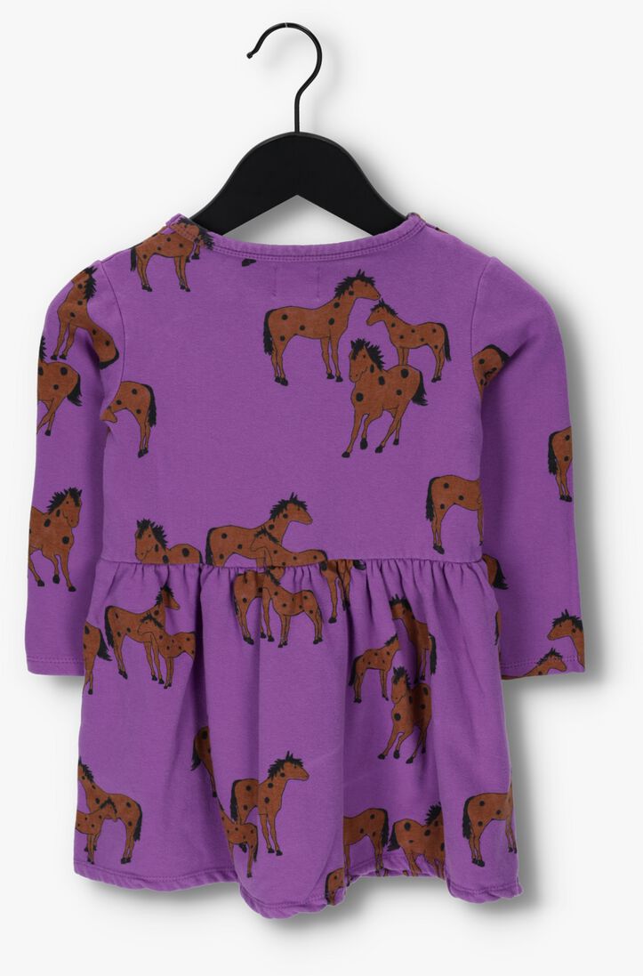 L\u00D6TIEKIDS paarse l&ouml;tiekids mini jurk w22-85-36