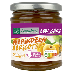 Damhert Low Carb Confituur Abrikozen 210GR