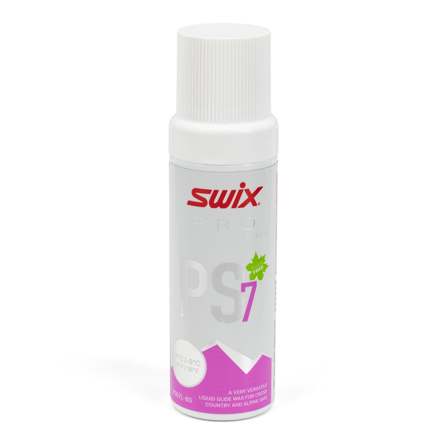 Swix Performance Speed 7 Liquid 80ml Slitesterk flytende glider med anbefalt temperatur mellom -2°C til -8°C