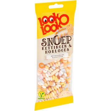 Look-O-Look Snoep Kettingen & Horloges Vegan 10 stuks