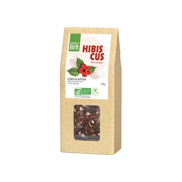 Flores de Hibisco Esprit Bio para Infusão 100g