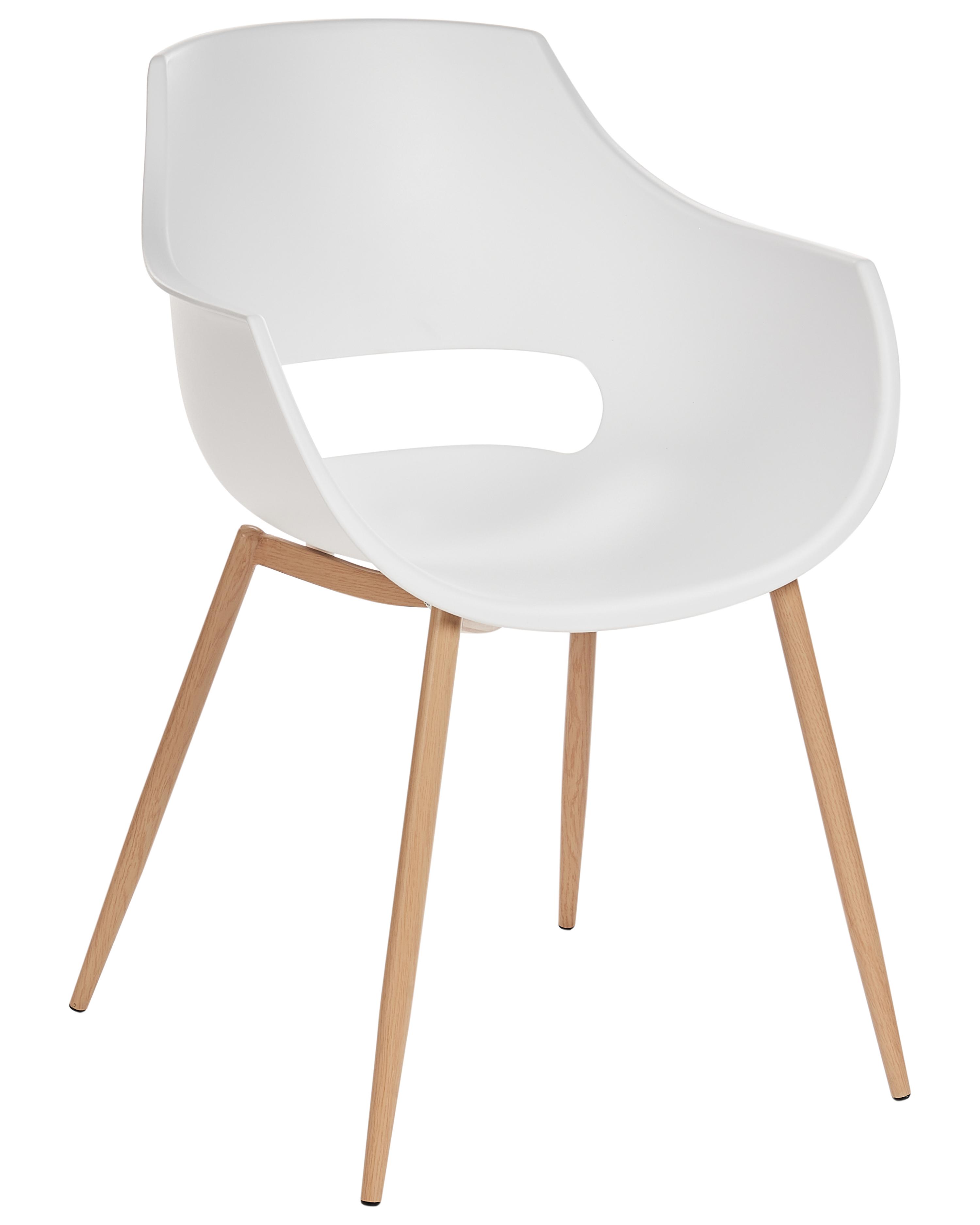 Set van 4 eetkamerstoelen MILLERS Wit