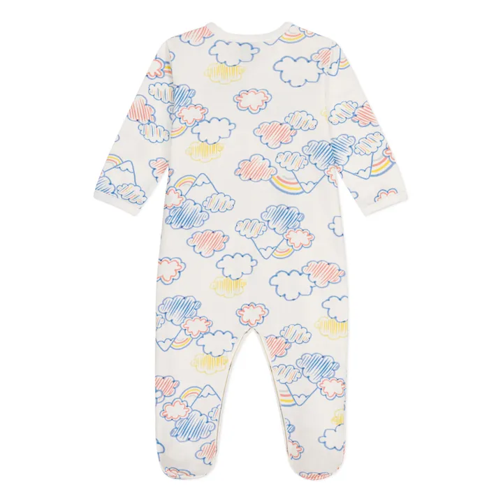 Petit Bateau Pyjama Mika Nuages | Blanc