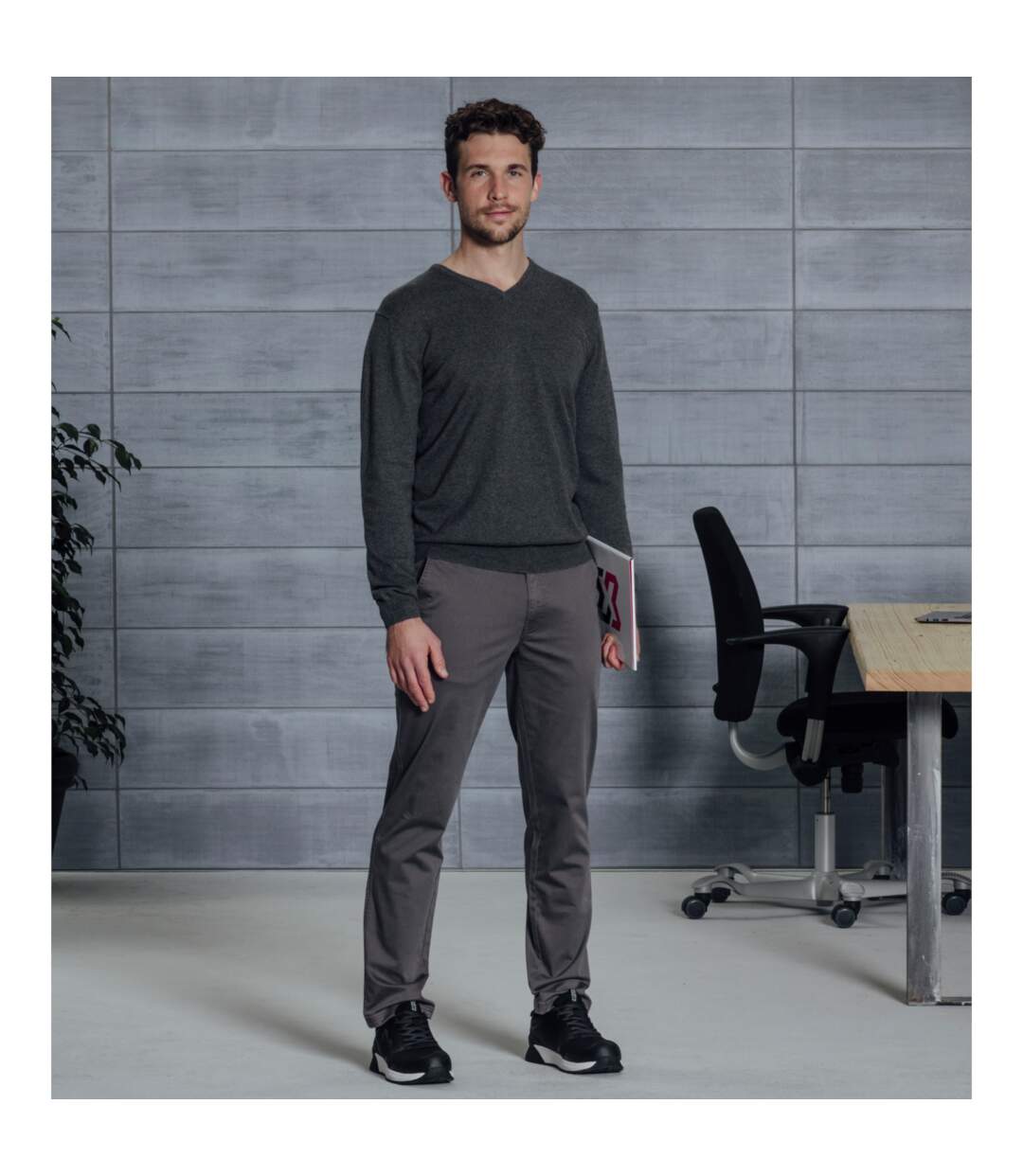 Pull col V gris Würth MODYF