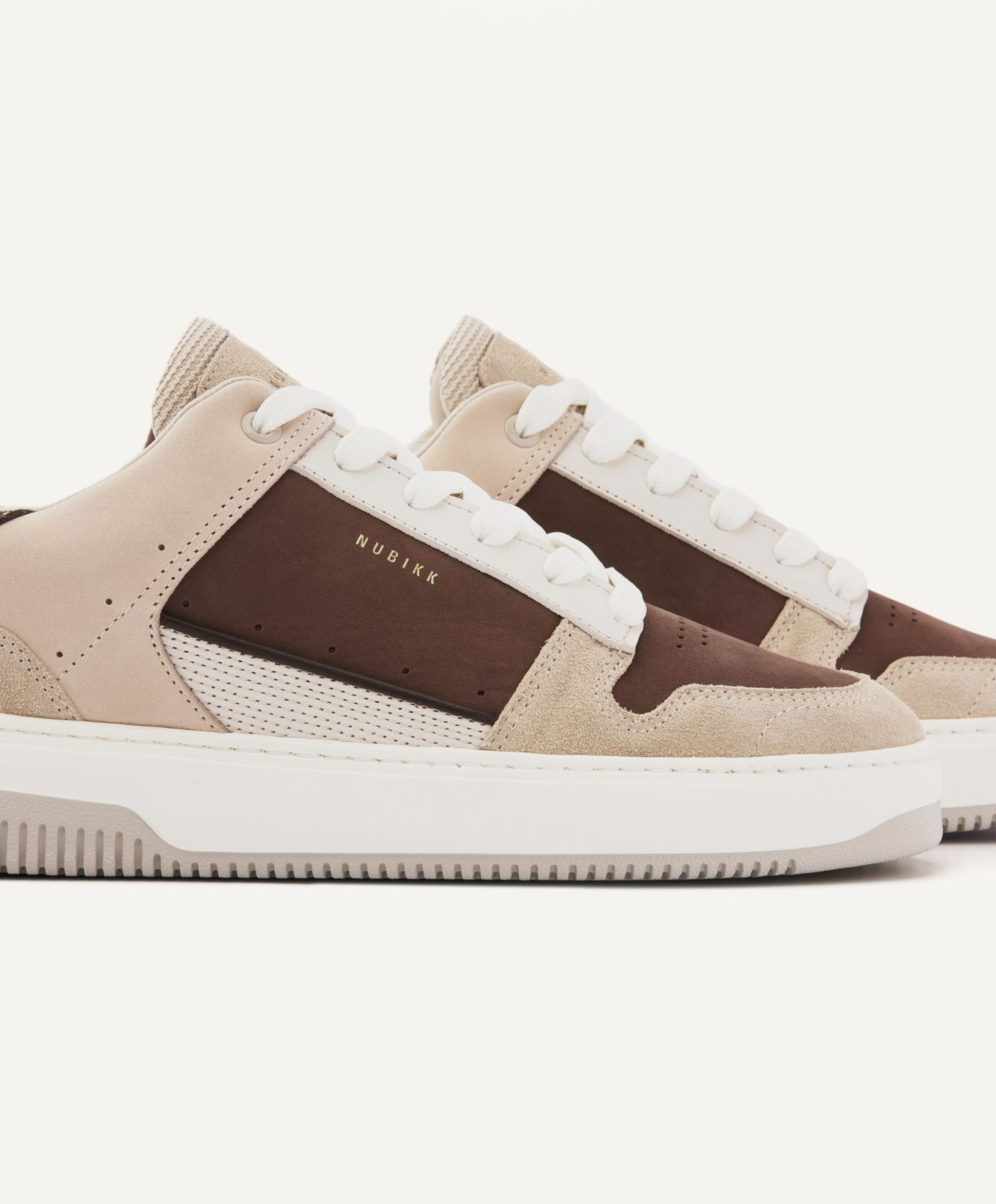 Nubikk Basket Courtside (M) heren sneakers bruin