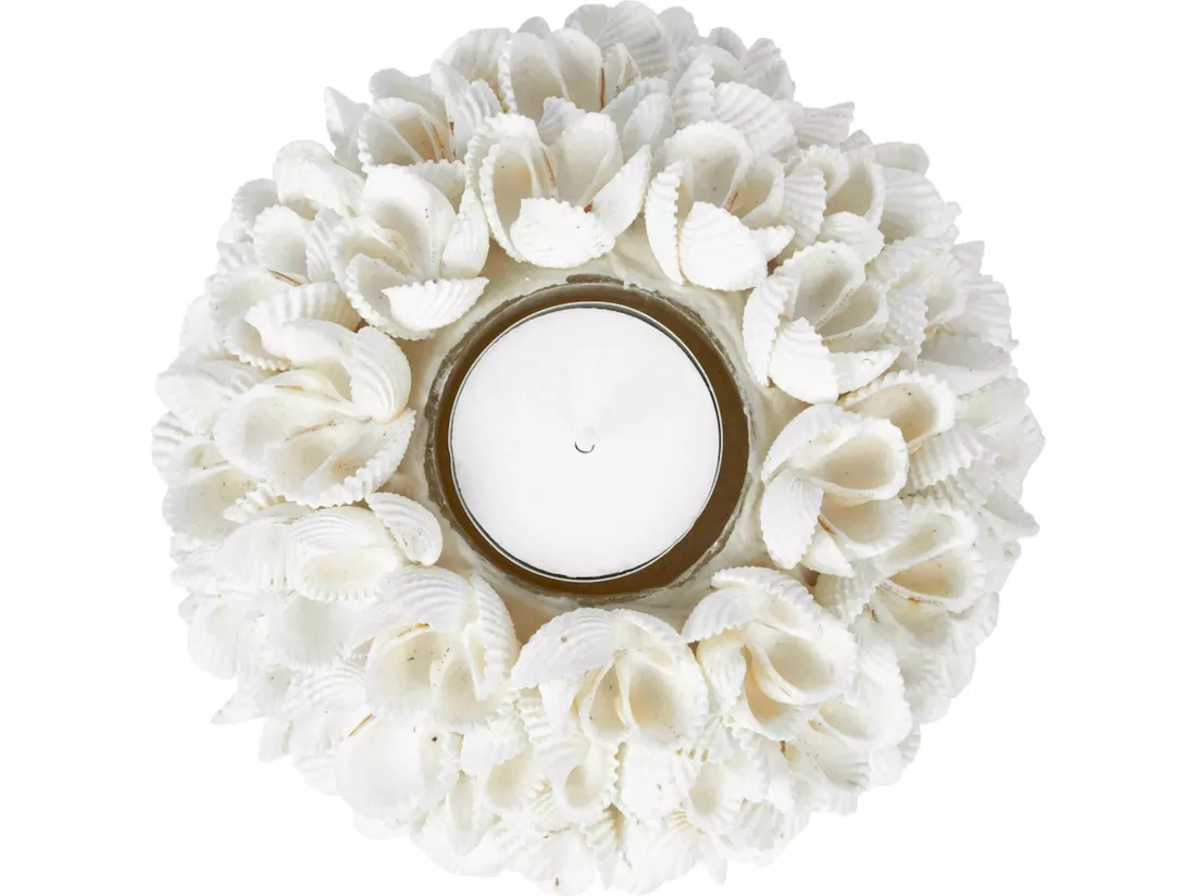 Fleur de coquillage Bougeoir Bazar Bizar