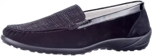 640004 321 K Waldlaufer zwart - maat 8 mocassin zwart - maat 8 Calandschoen