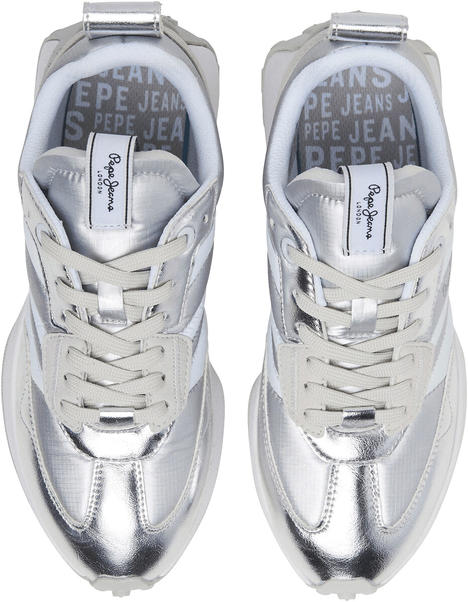 PEPE JEANS<br>Tênis baixo Lucky Metallic