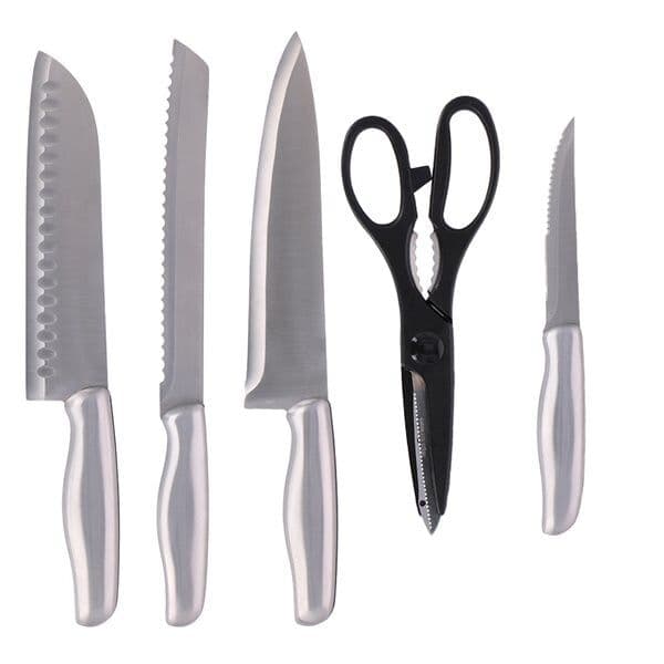 Knivsæt med knivblok, 15 dele