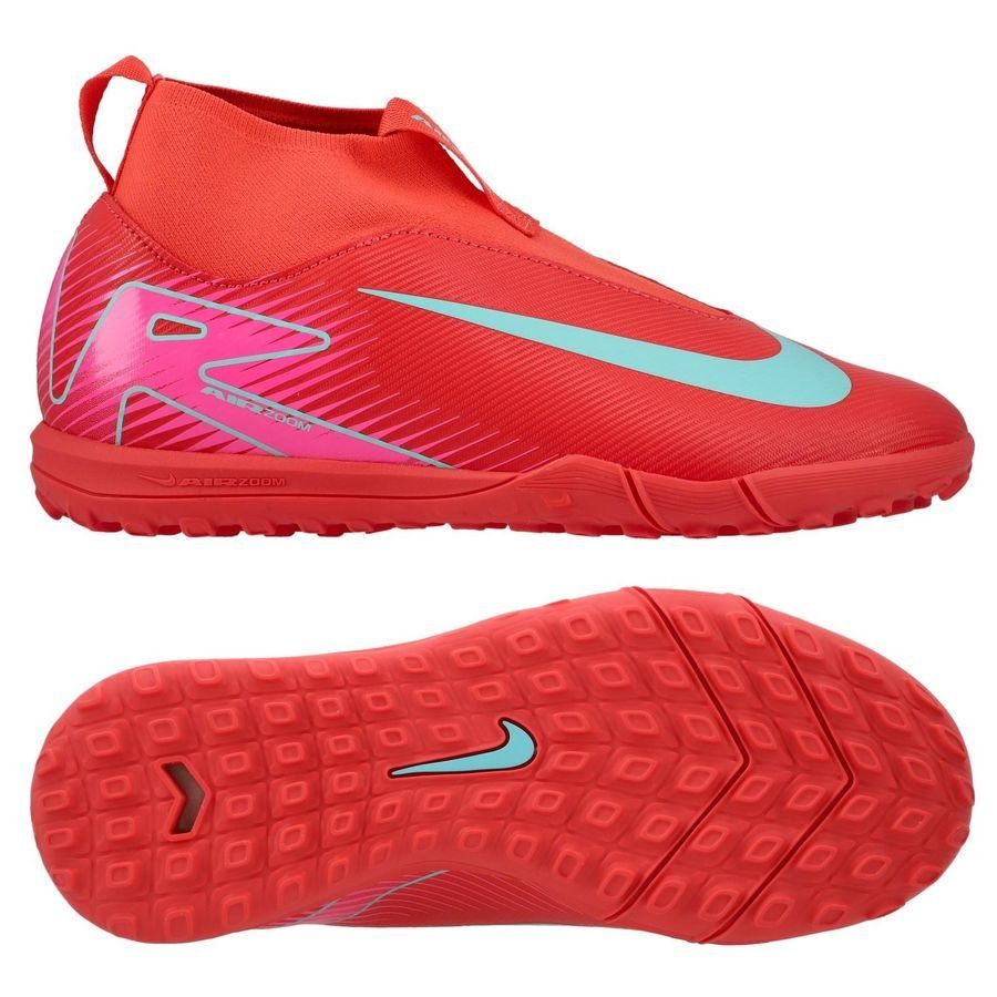 Nike Air Zoom Mercurial Superfly 10 Academy TF Mad Energy - Rouge/Vert Enfant