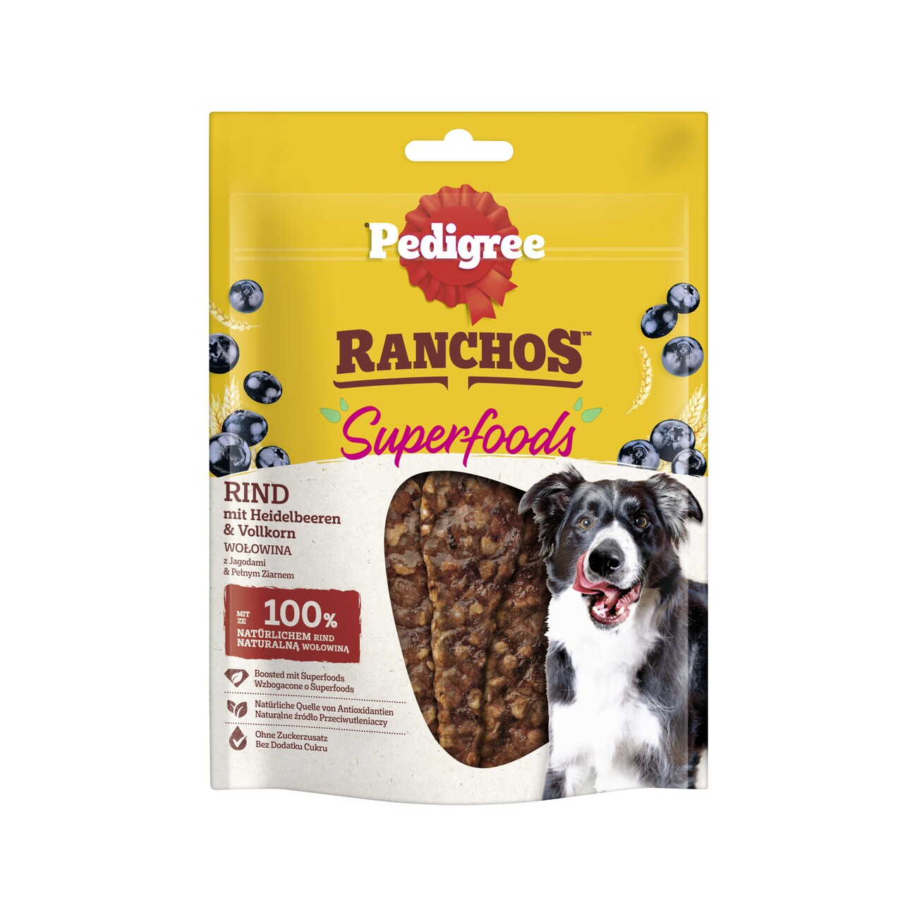 Pedigree Ranchos Superfoods 7x70g Rind