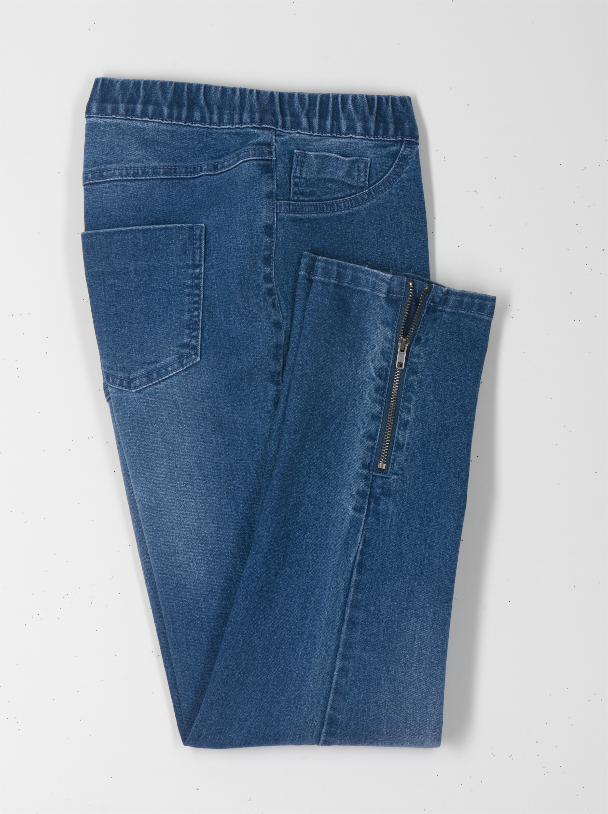 7/8-Jeans in blue stone